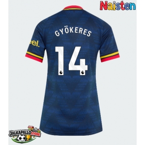 Arsenal Viktor Gyokeres #14 Vieraspaita Naisten 2026-27 Lyhythihainen